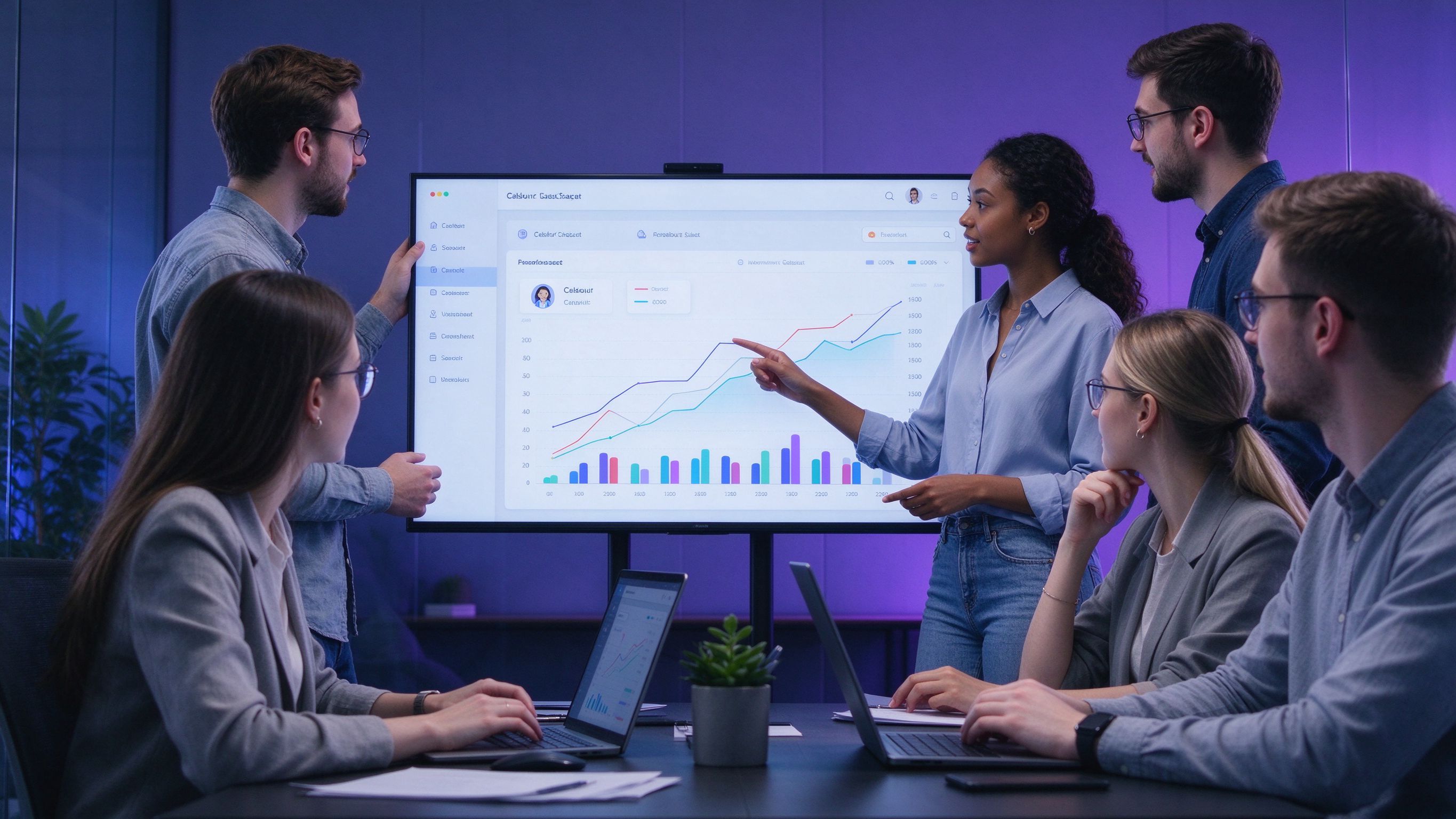 客服数据看板